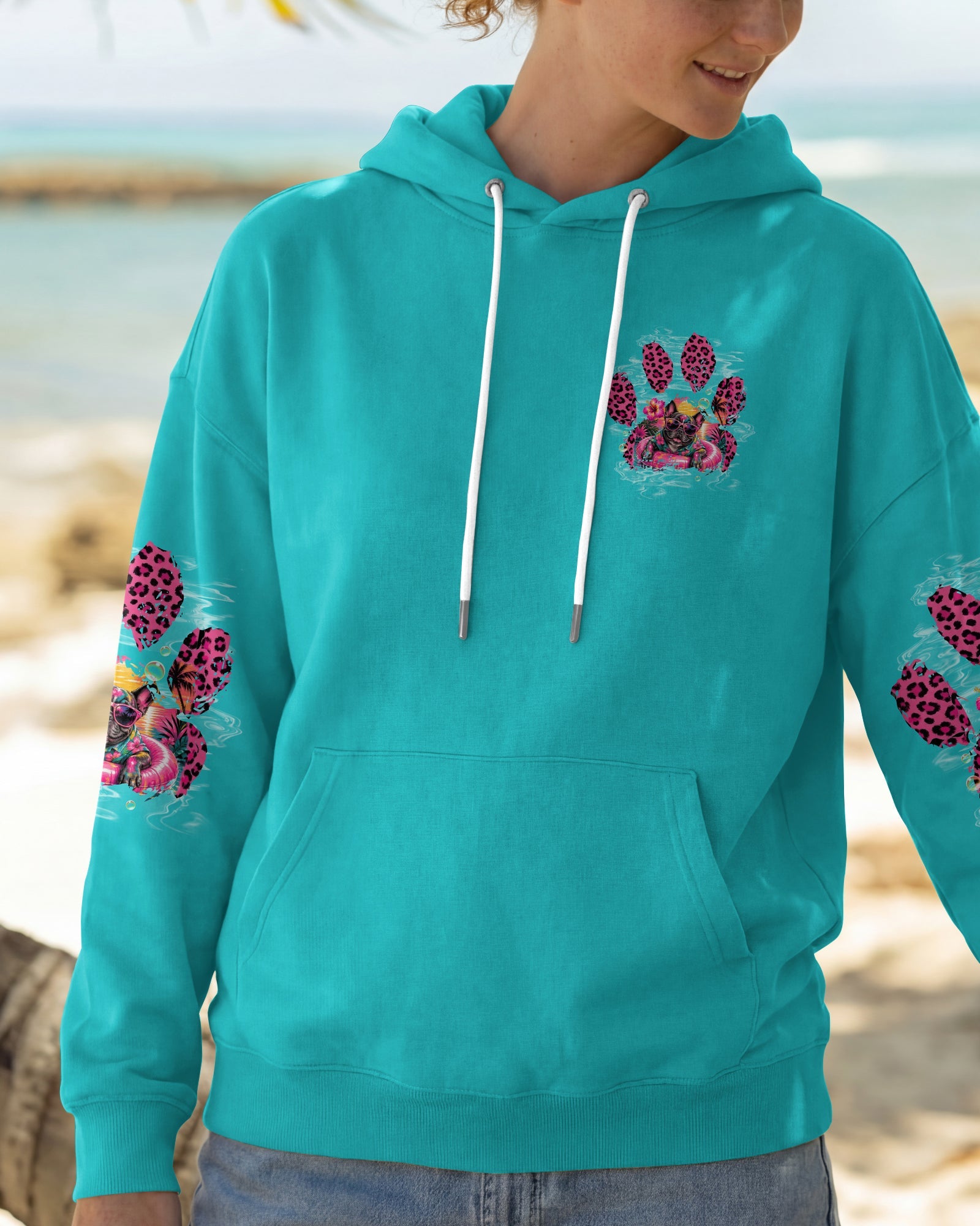 SANDY PAWS & SALTY KISES FRENCH BULLDOG ALL OVER PRINT - TLTW0605263