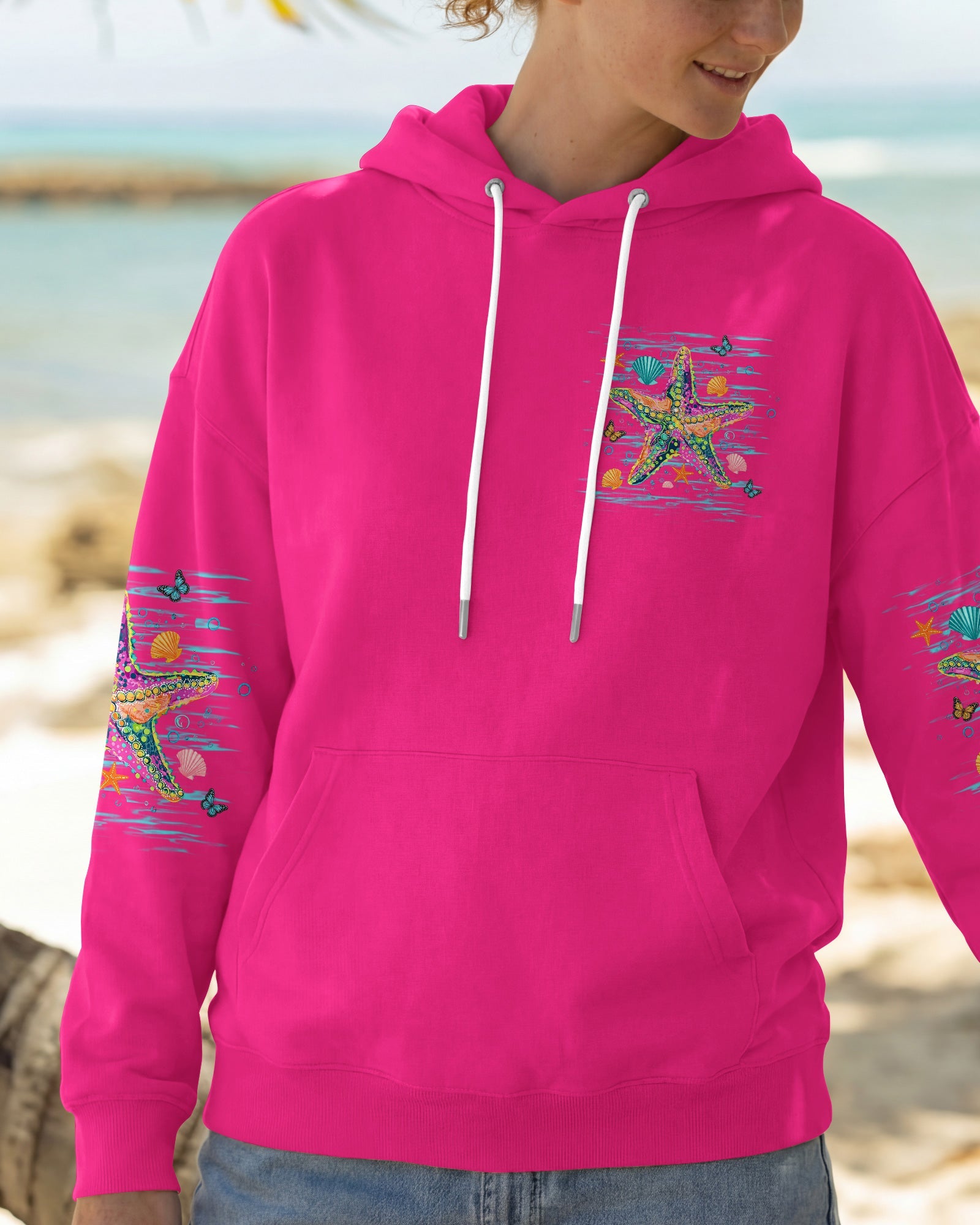 SALTY KISSES AND STARFISH WISHES ALL OVER PRINT - TLHN1307261