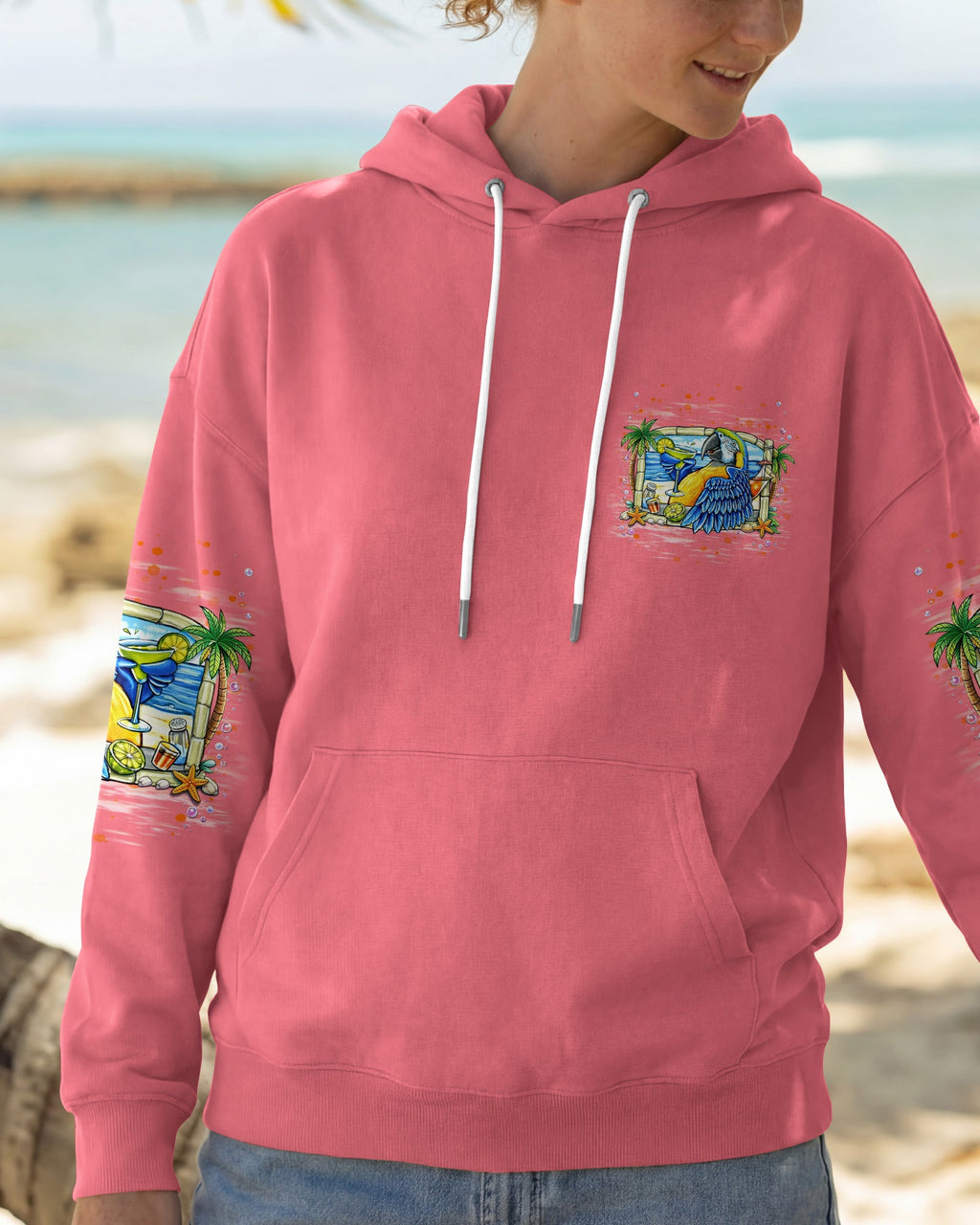 POLLY WANTS A COCKTAIL PARROT ALL OVER PRINT  - TLNT1404262