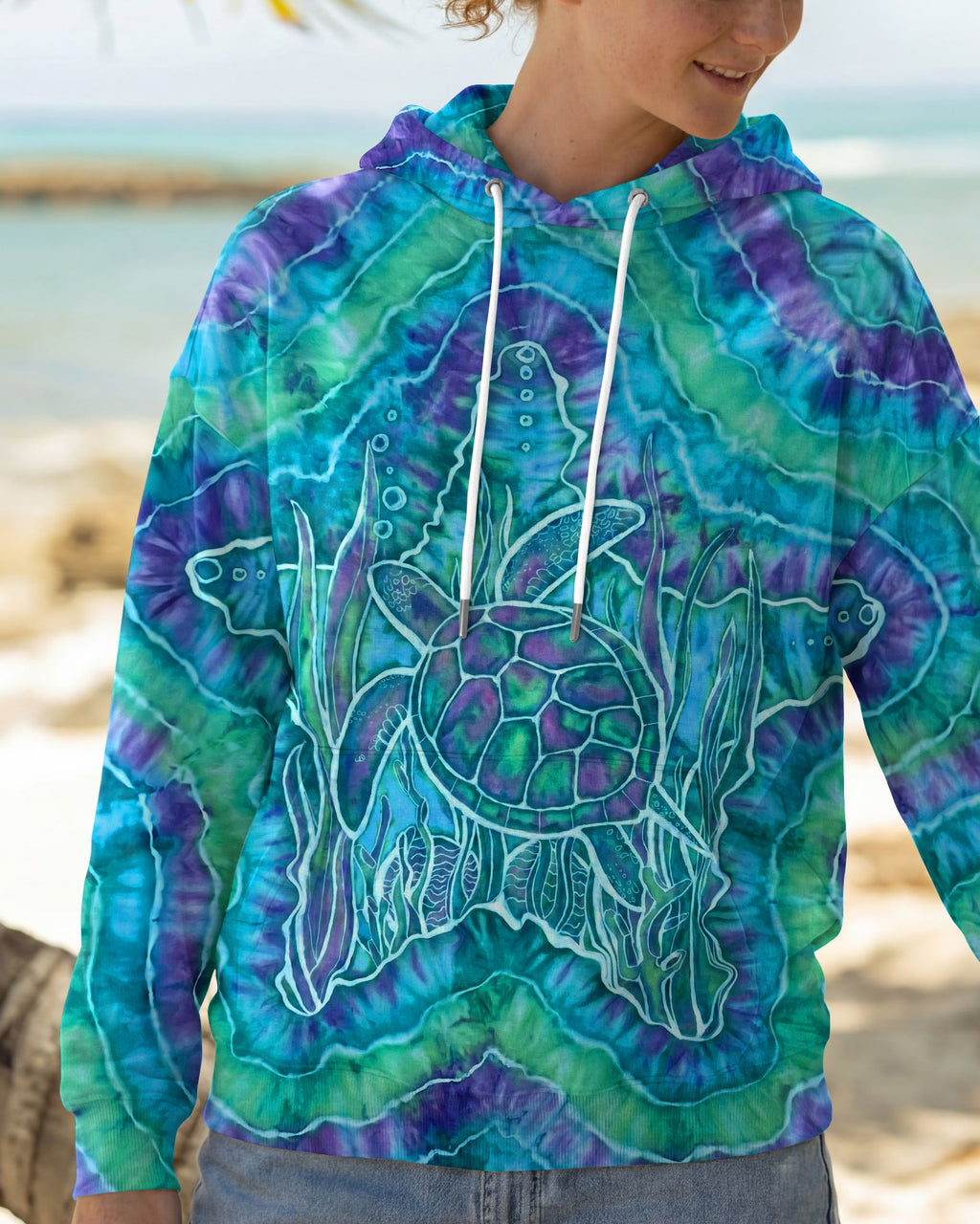 STARFISH TURTLE SWIRL ALL OVER PRINT - TLHN0307261