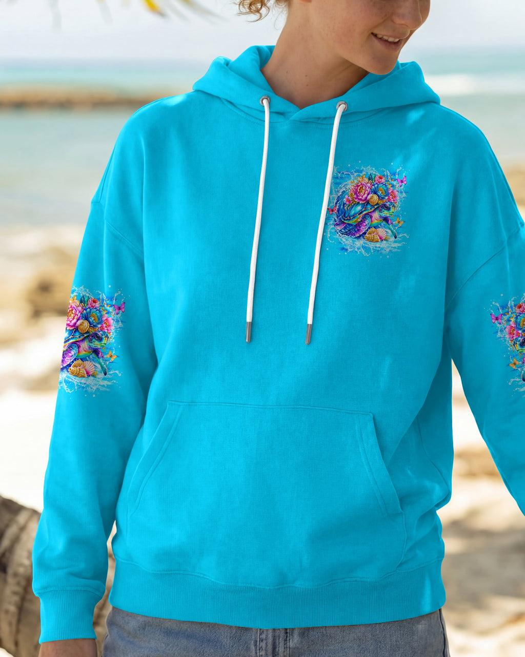 SALTWATER HEALS EVERYTHING TURTLE ALL OVER PRINT - TYLN0506263