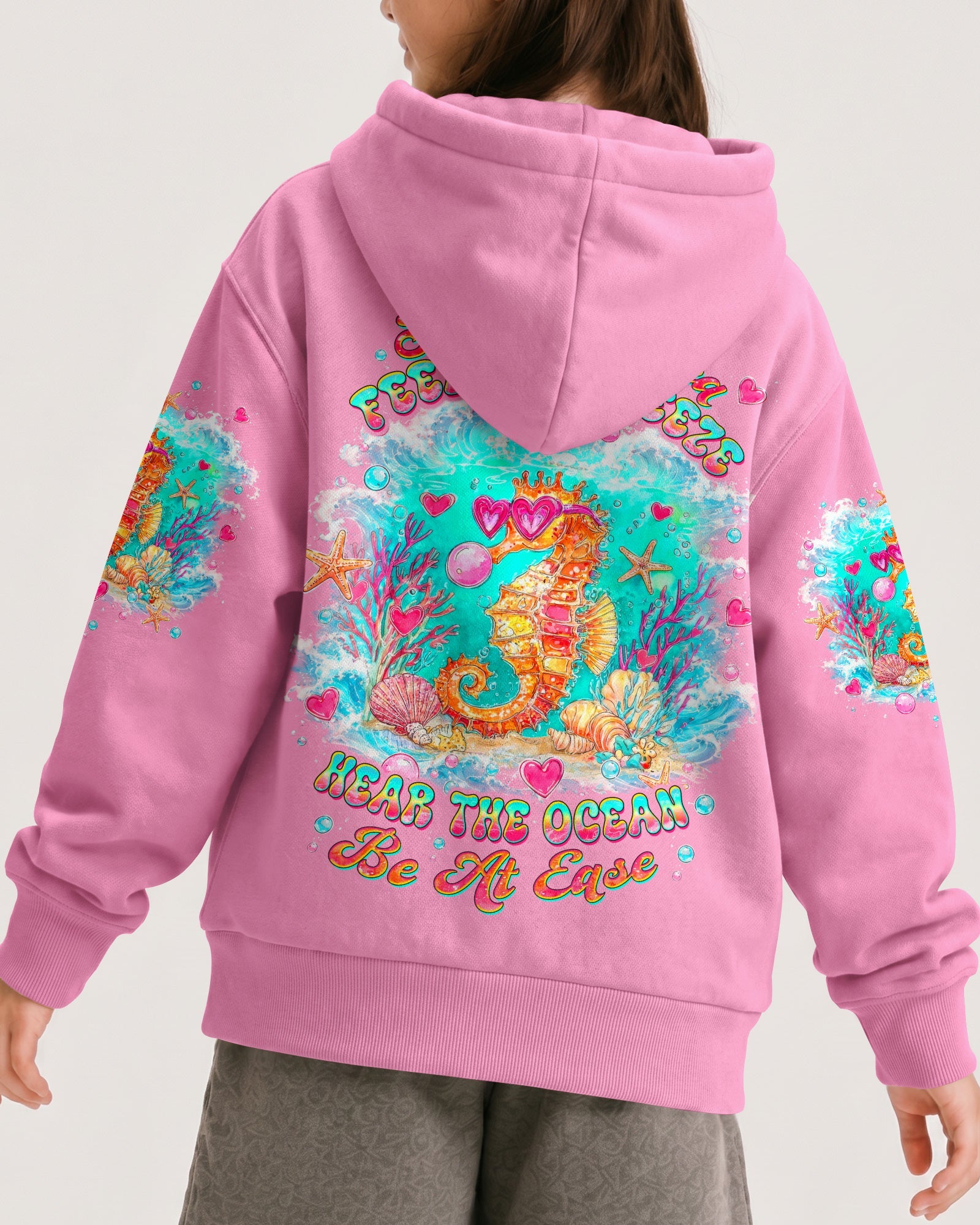 SMELL THE SEA FEEL THE BREEZE SEAHORSE KIDS ALL OVER PRINT - TLTW0806263