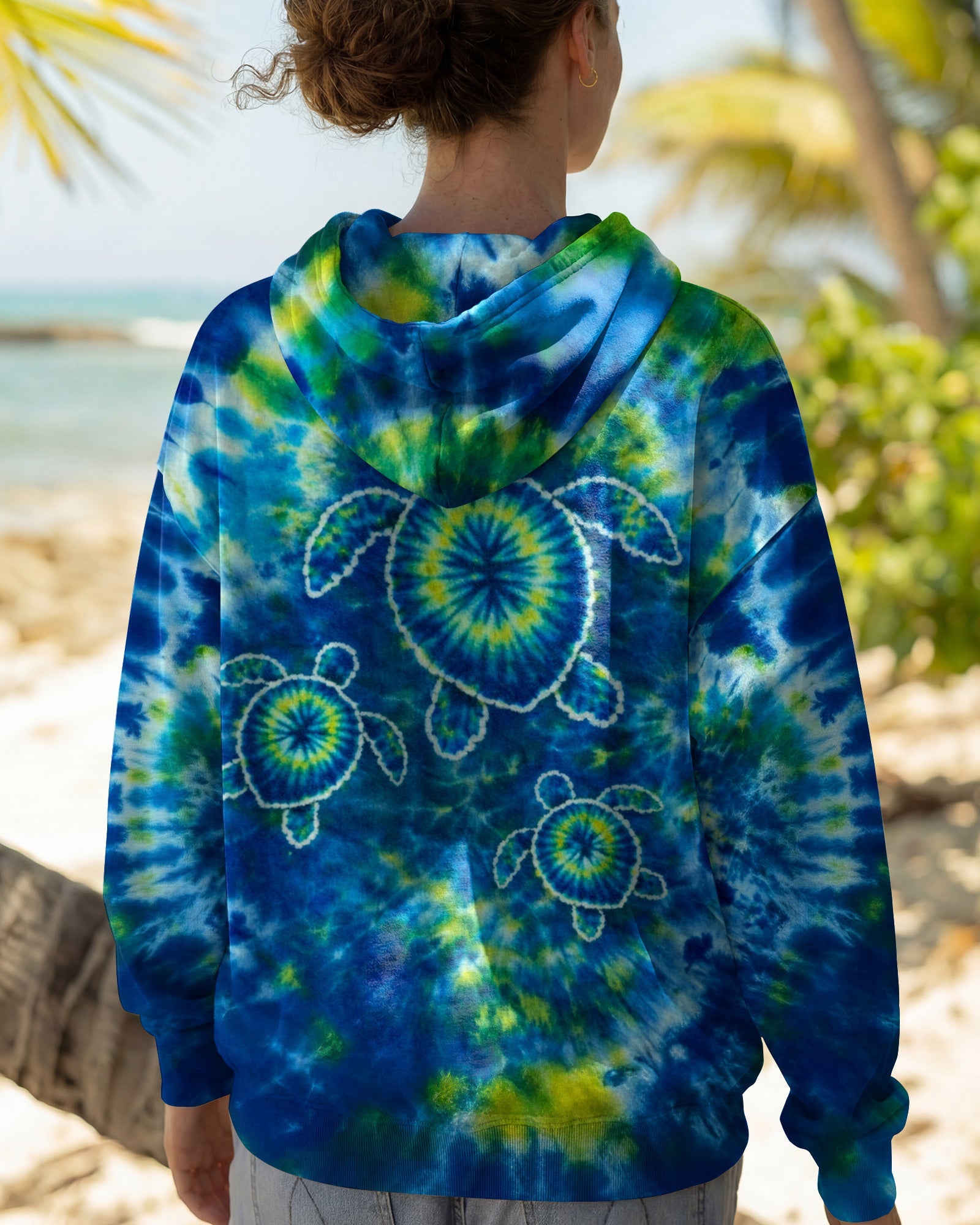 SEA TURTLE WATERCOLOR PATTERN ALL OVER PRINT  - TLTW1404262