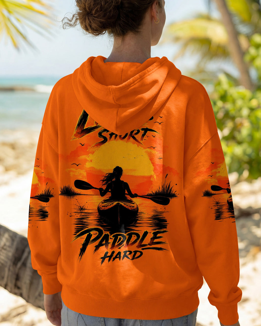 LIFE'S SHORT PADDLE HARD KAYAK ALL OVER PRINT - TLTW2905263