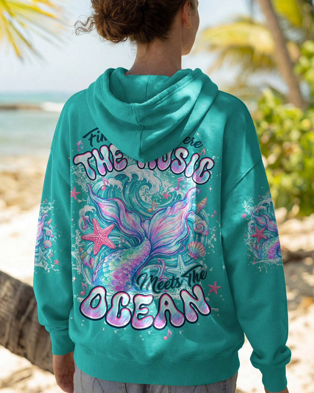 FIND ME WHERE THE MUSIC MEETS THE OCEAN MERMAID ALL OVER PRINT - TYPQ0707264