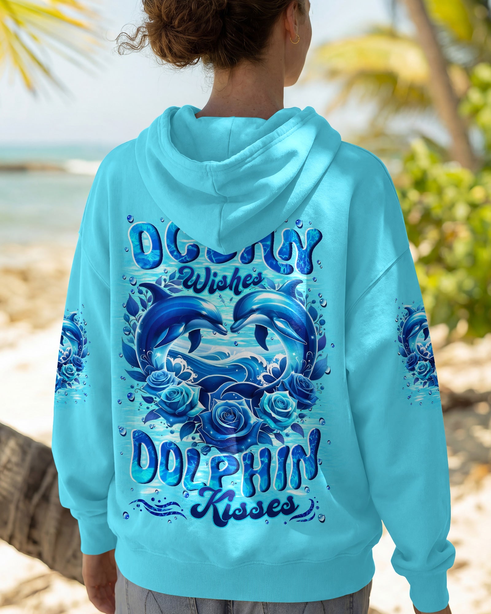 OCEAN WISHES DOLPHIN KISSES ALL OVER PRINT - TYLN2105261