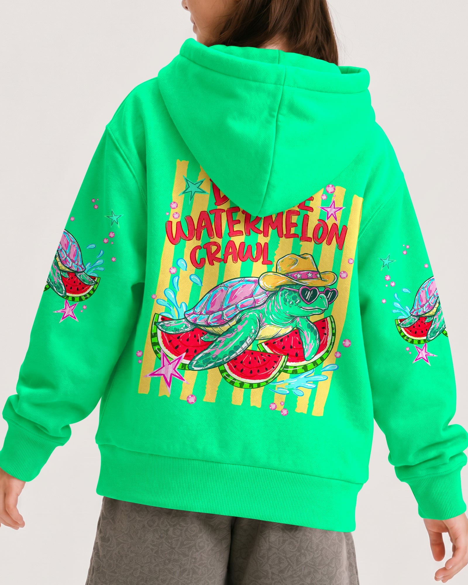 DO THE WATERMELON CRAWL TURTLE KIDS ALL OVER PRINT - TLNT1106261