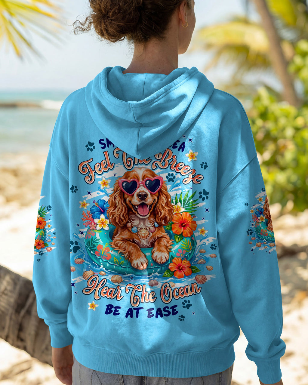 SMELL THE SEA COCKER SPANIEL DOG ALL OVER PRINT - TYPQ0607263