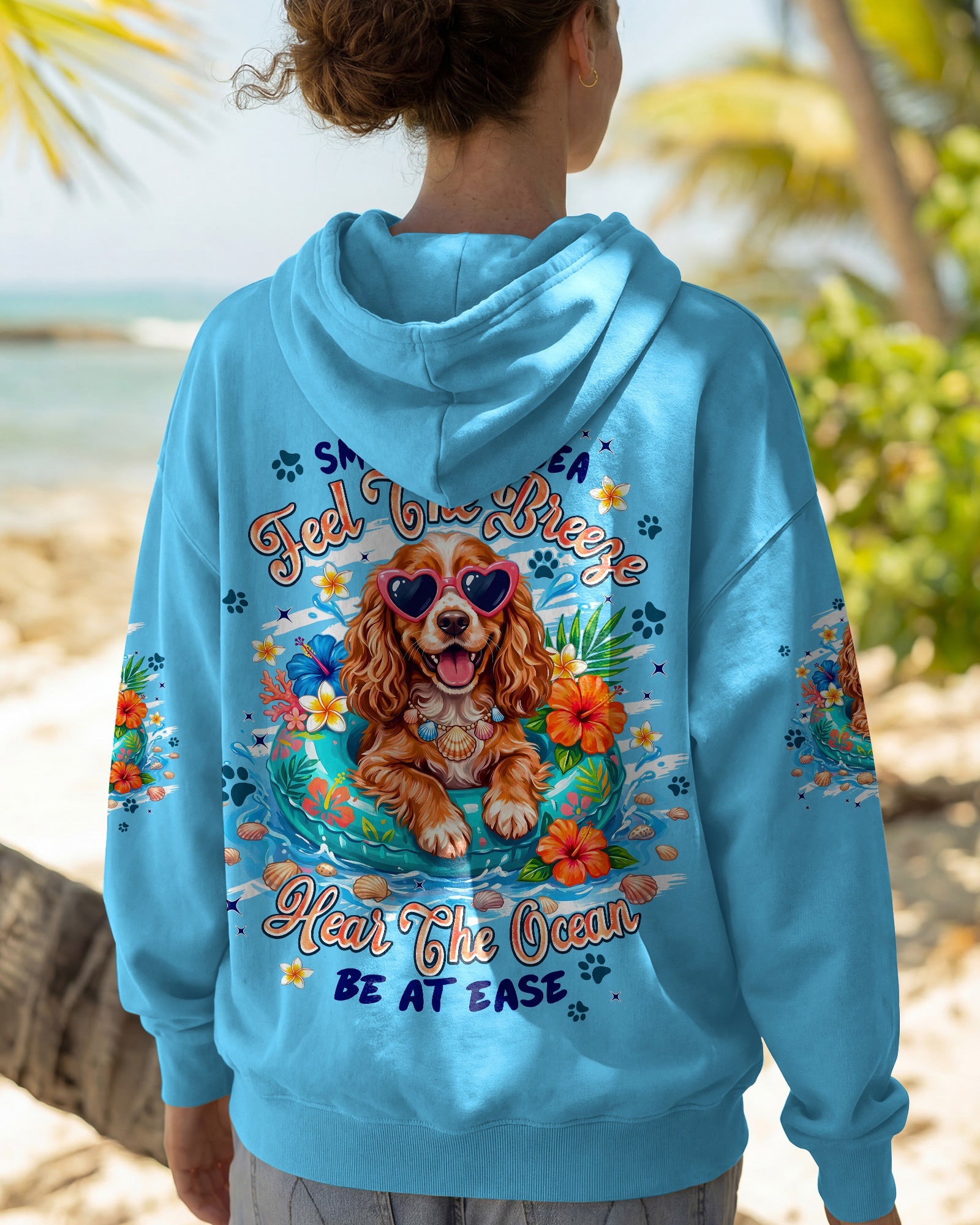 SMELL THE SEA COCKER SPANIEL DOG ALL OVER PRINT - TYPQ0607263