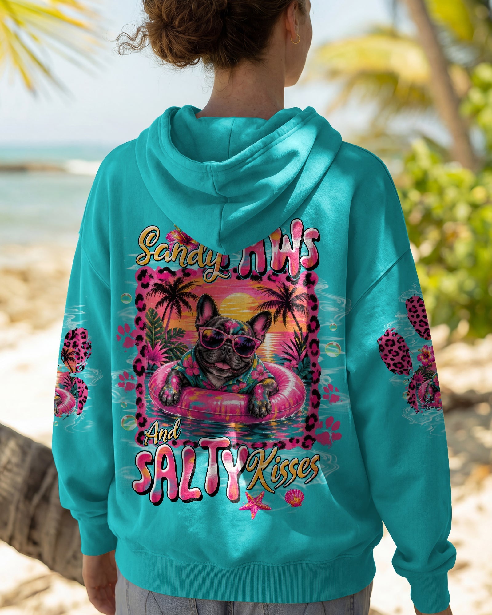SANDY PAWS & SALTY KISES FRENCH BULLDOG ALL OVER PRINT - TLTW0605263