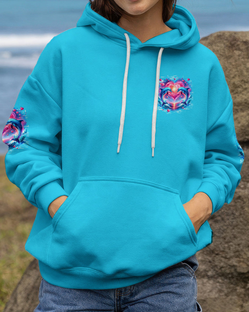 OCEAN WISHES DOLPHIN KISSES ALL OVER PRINT - TYPQ1605262