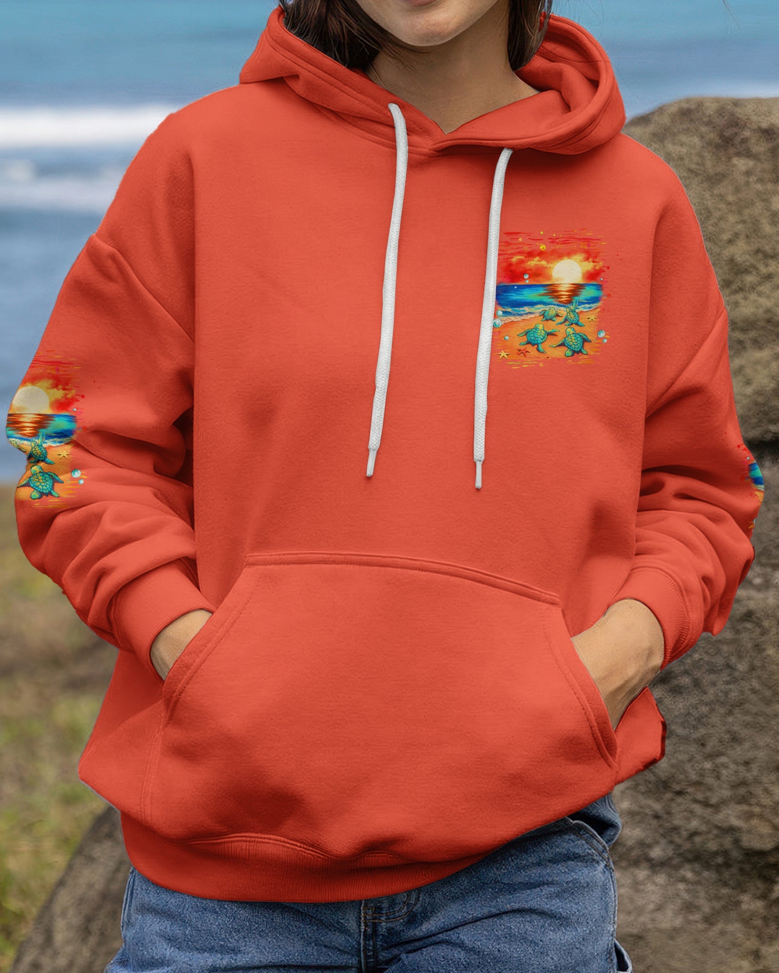 SALTY SINCE BIRTH TURTLE  ALL OVER PRINT - TLHG0506261