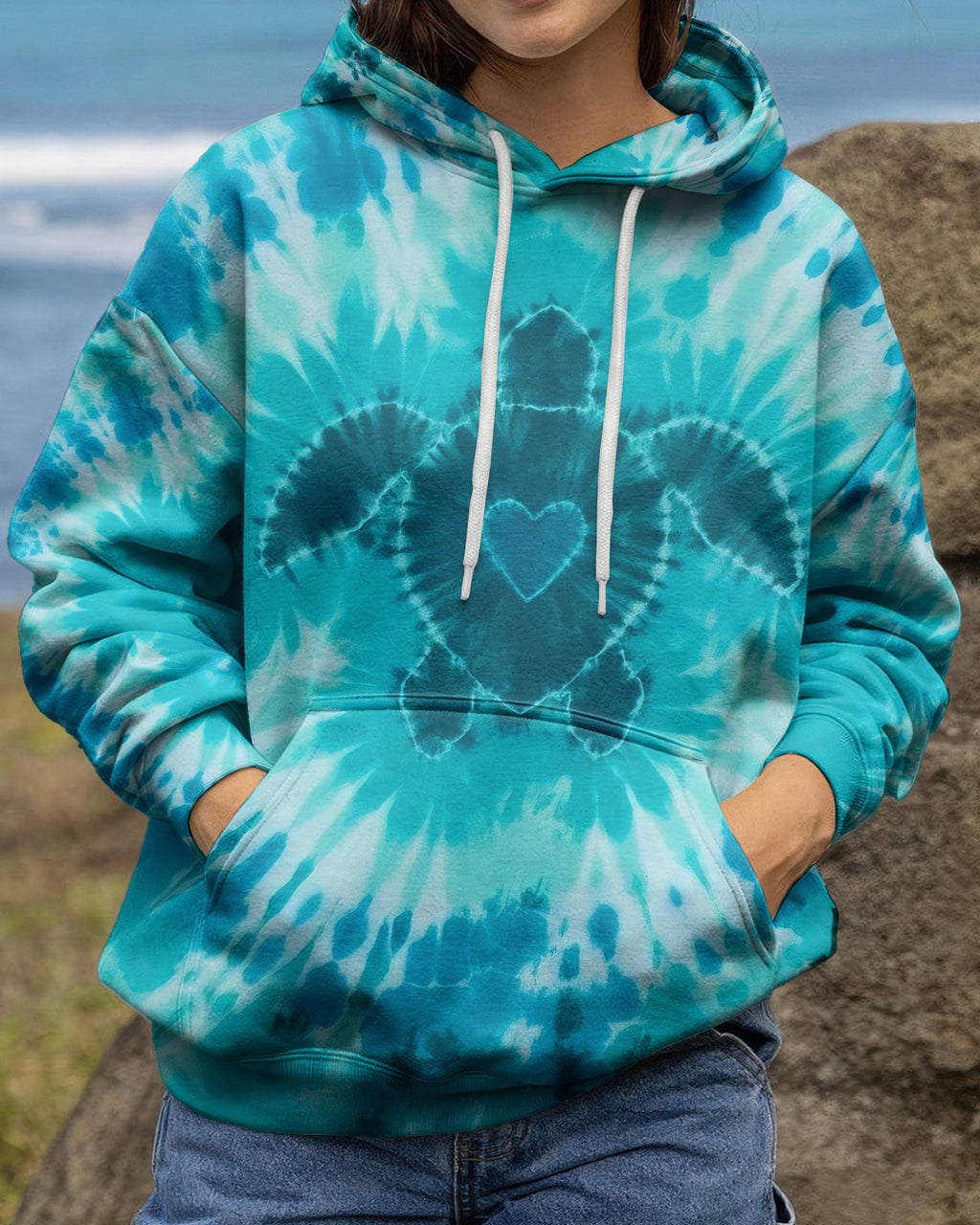 HEART OF THE OCEAN TURTLE ALL OVER PRINT - TYLN1105263