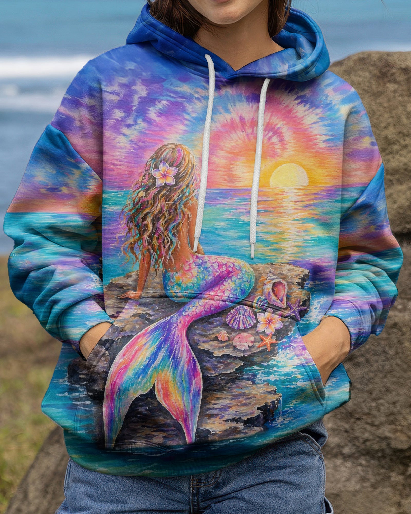 SHE IS A MERMAID ALL OVER PRINT - TLTW0405261