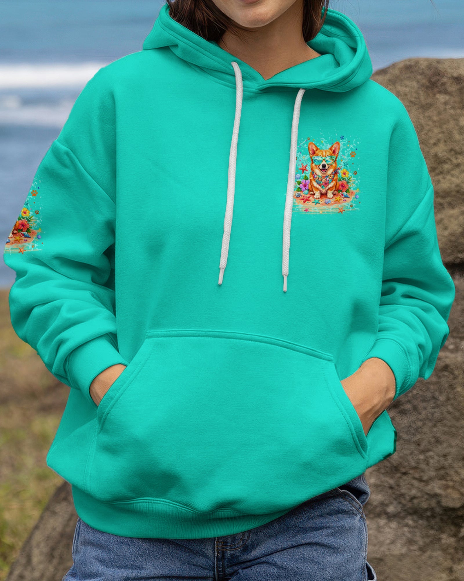 SMELL THE SEA CORGI DOG ALL OVER PRINT - TYLN1206261