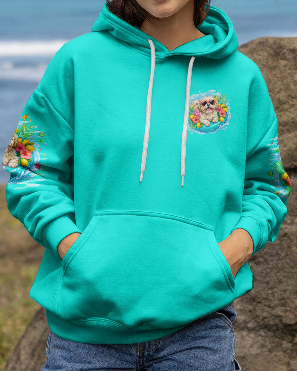 SALTWATER HEALS EVERYTHING SHIH TZU DOG ALL OVER PRINT - TLNO0806263