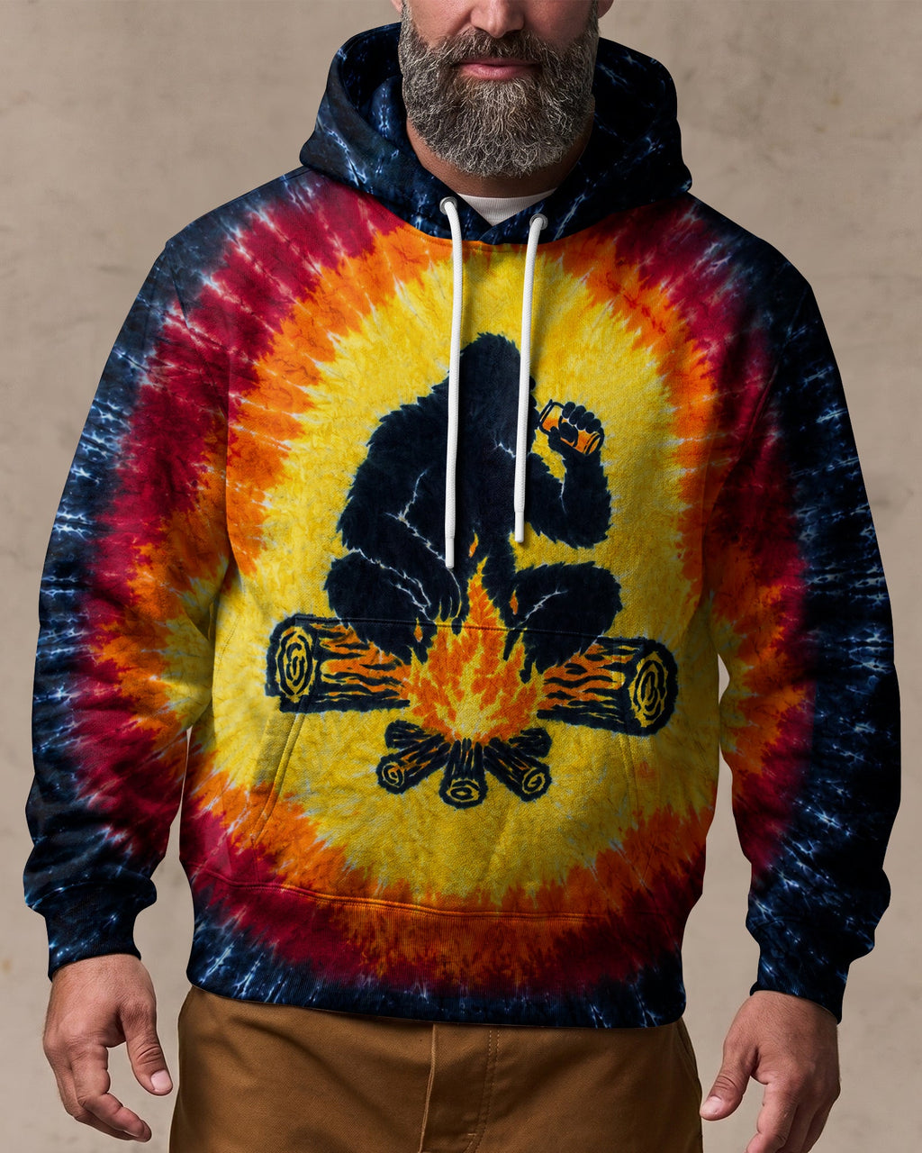 MAKING MEMORIES ONE CAMPFIRE AT A TIME BIGFOOT ALL OVER PRINT - TLHN1307262