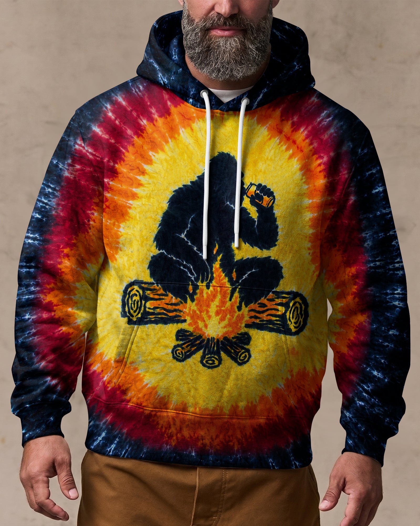 MAKING MEMORIES ONE CAMPFIRE AT A TIME BIGFOOT ALL OVER PRINT - TLHN1307262