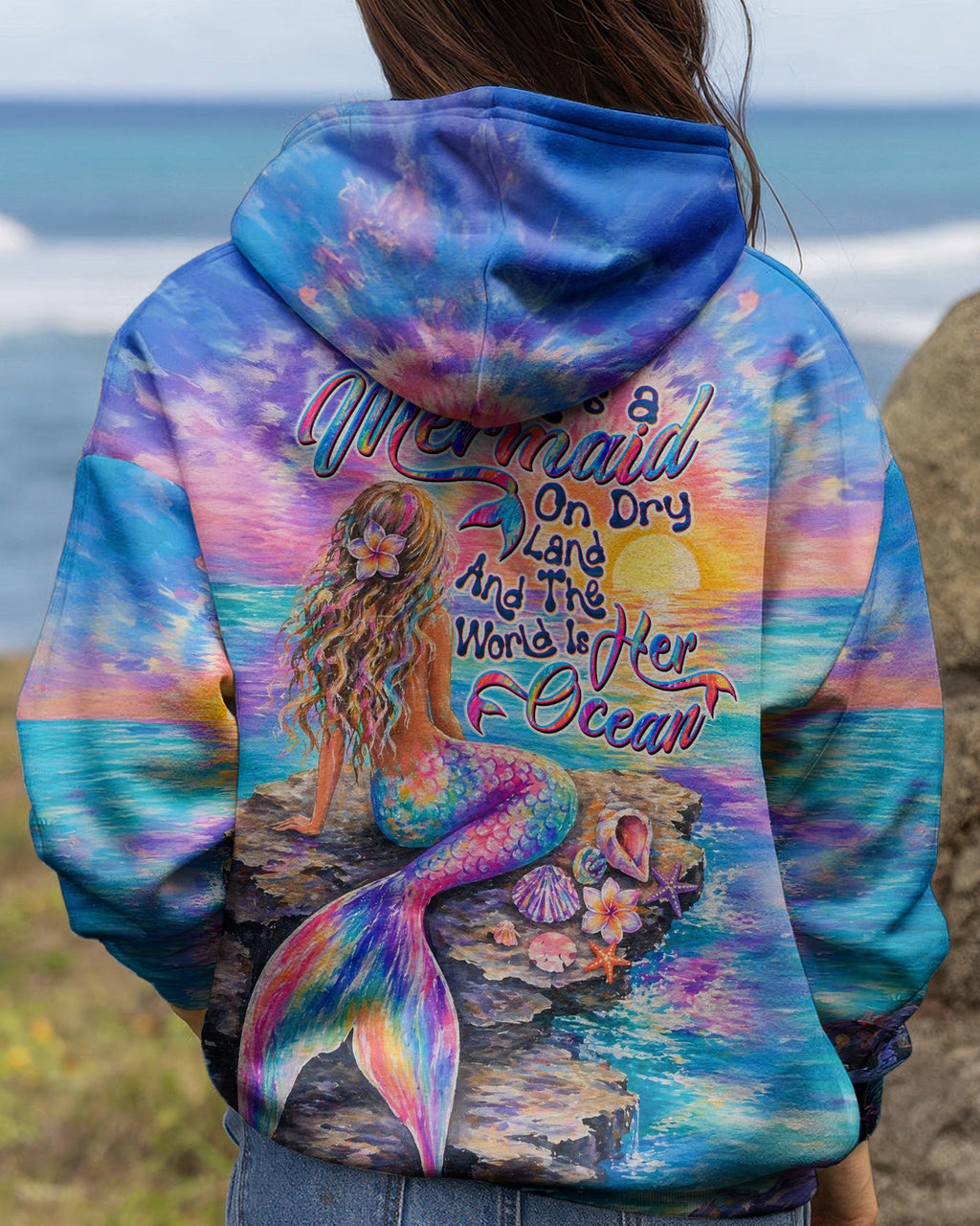 SHE IS A MERMAID ALL OVER PRINT - TLTW0405261