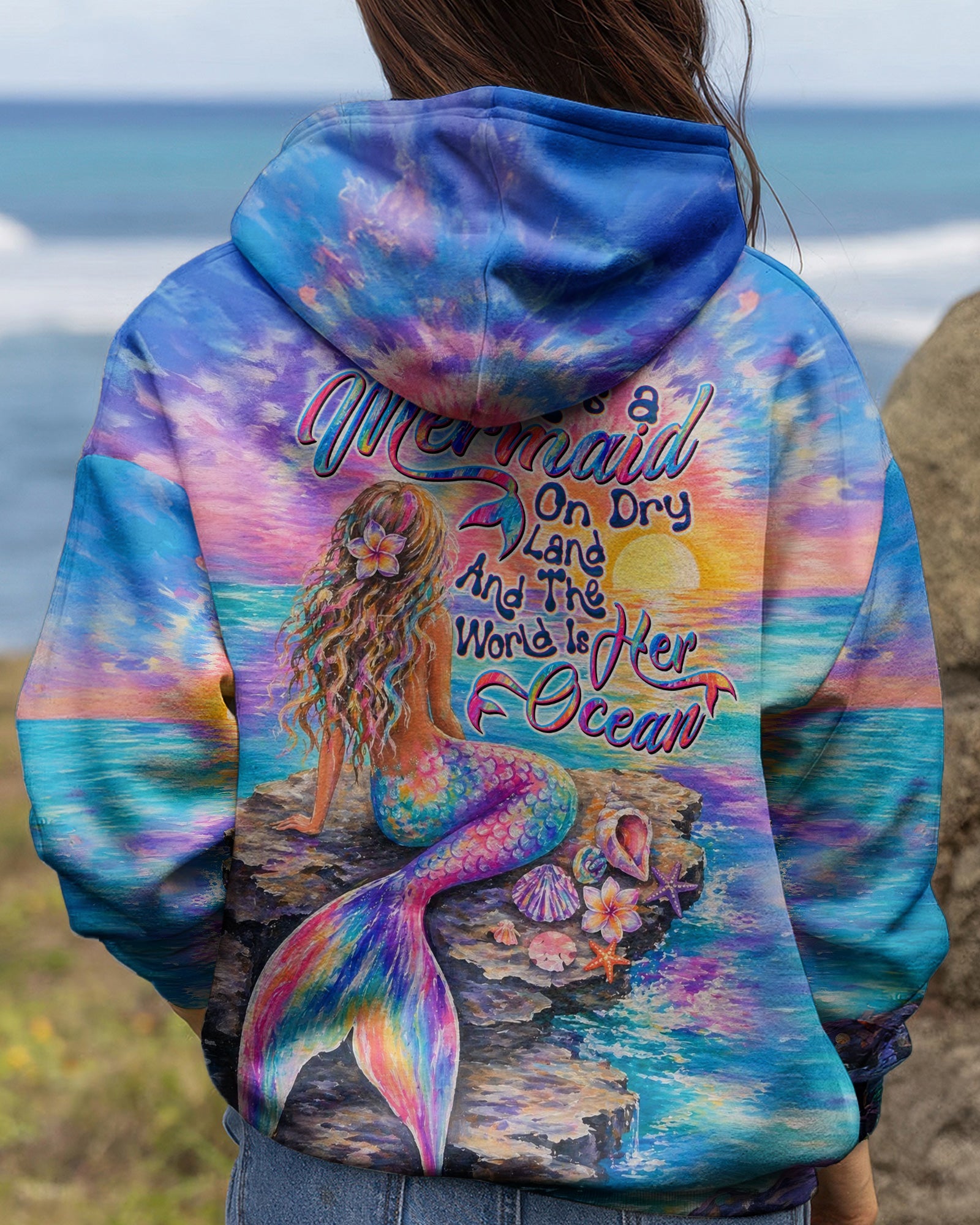 SHE IS A MERMAID ALL OVER PRINT - TLTW0405261