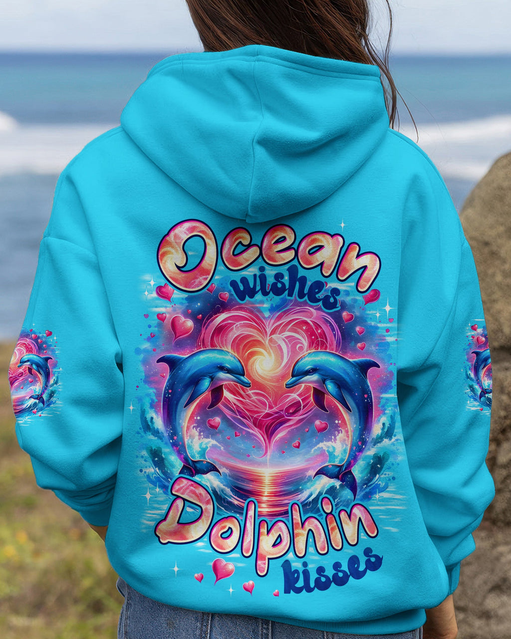 OCEAN WISHES DOLPHIN KISSES ALL OVER PRINT - TYPQ1605262
