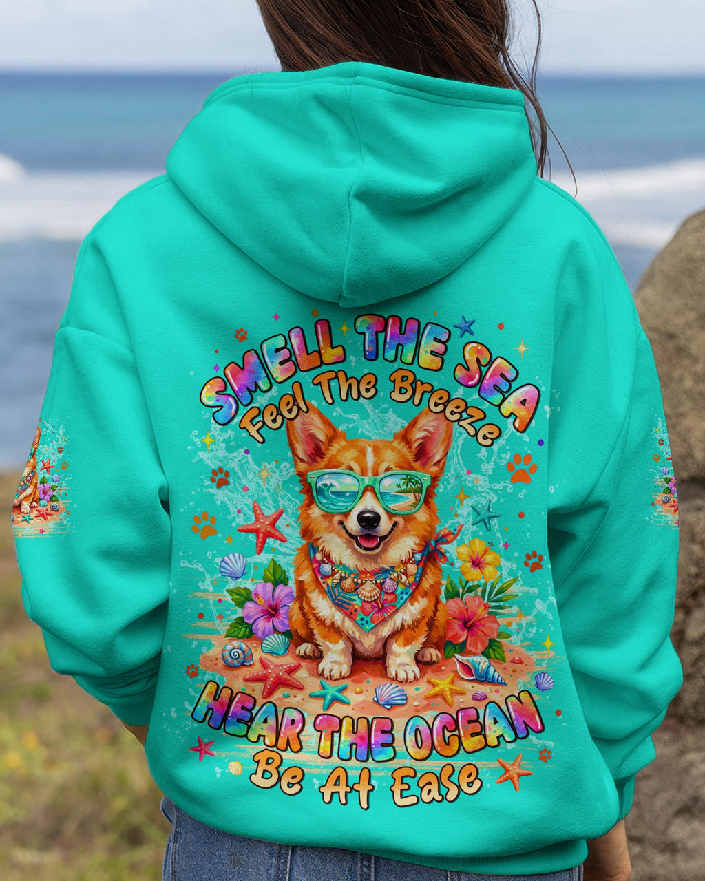 SMELL THE SEA CORGI DOG ALL OVER PRINT - TYLN1206261