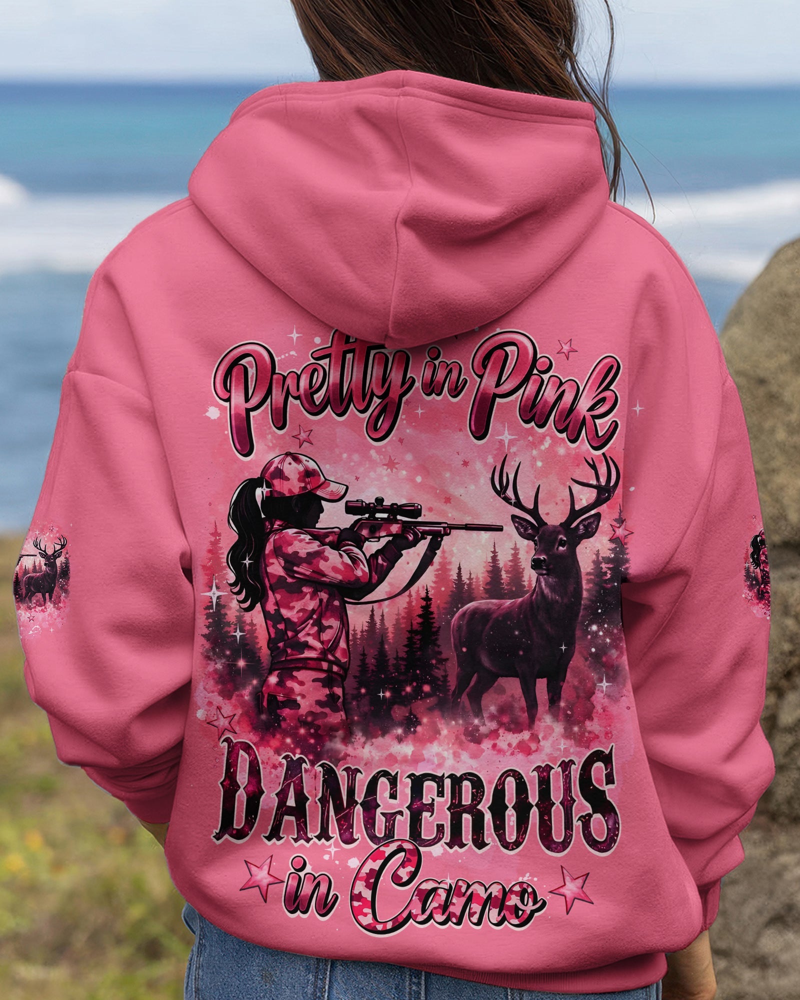 PRETTY IN PINK DANGEROUS IN CAMO ALL OVER PRINT - TYQY2505261