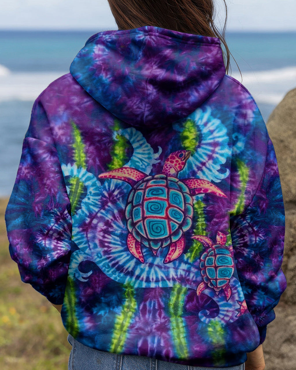 SEA TURTLE ALL OVER PRINT  - TLHN1504262
