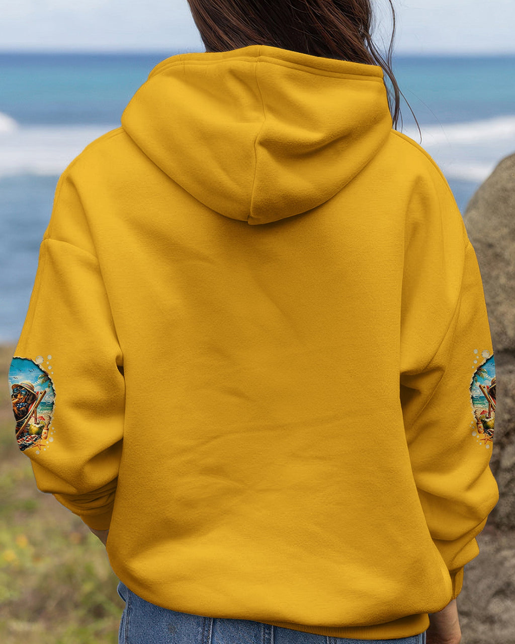 HOT DOG SUMMER DACHSHUND DOG ALL OVER PRINT  - TLHG0605261