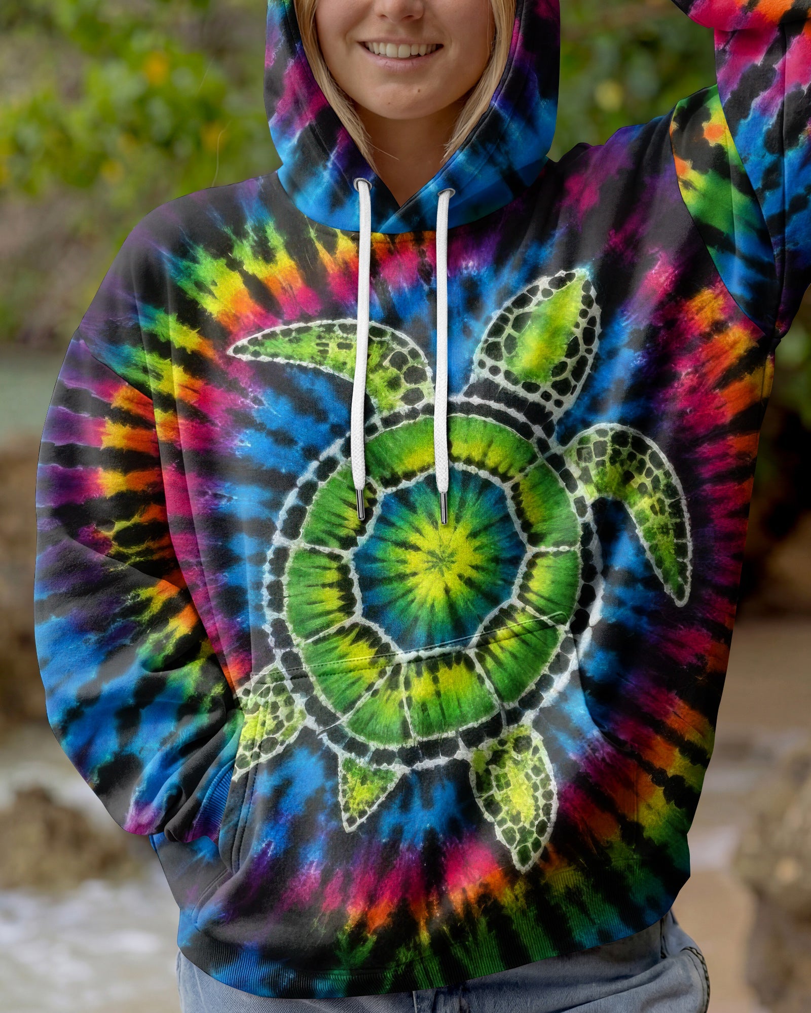 COLORFUL SEA TURTLE  ALL OVER PRINT - TLTW1205261