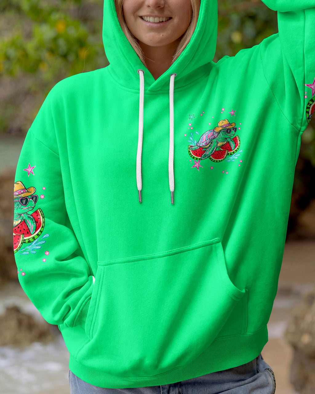 DO THE WATERMELON CRAWL TURTLE ALL OVER PRINT - TLNT2905263