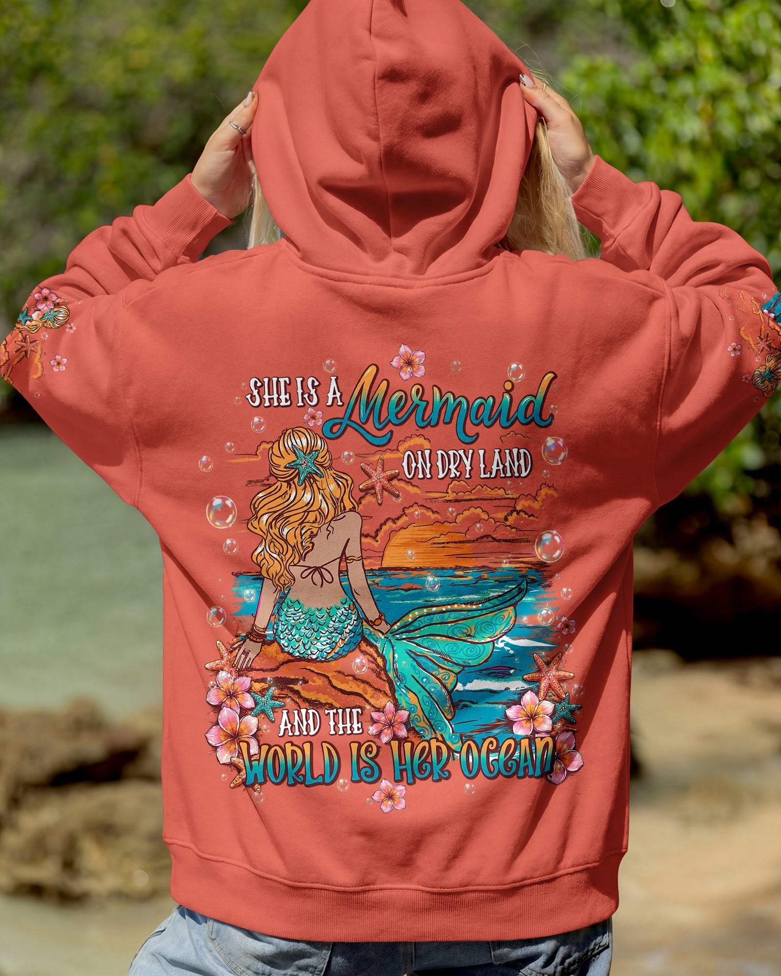 SHE IS A MERMAID ALL OVER PRINT  - TLHN2905262