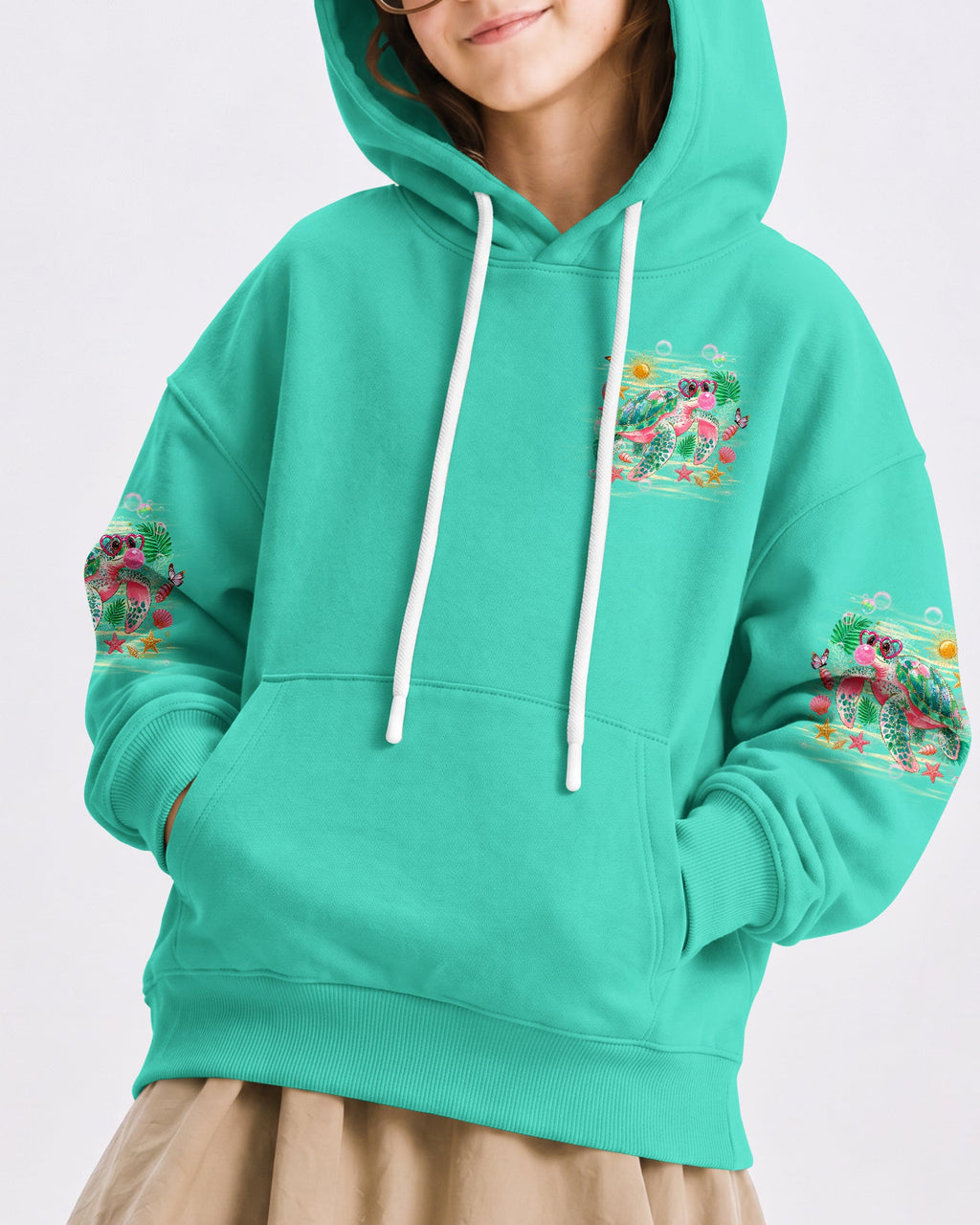TURTLE KISSES STARFISH WISHES KIDS ALL OVER PRINT - TLHG0906261