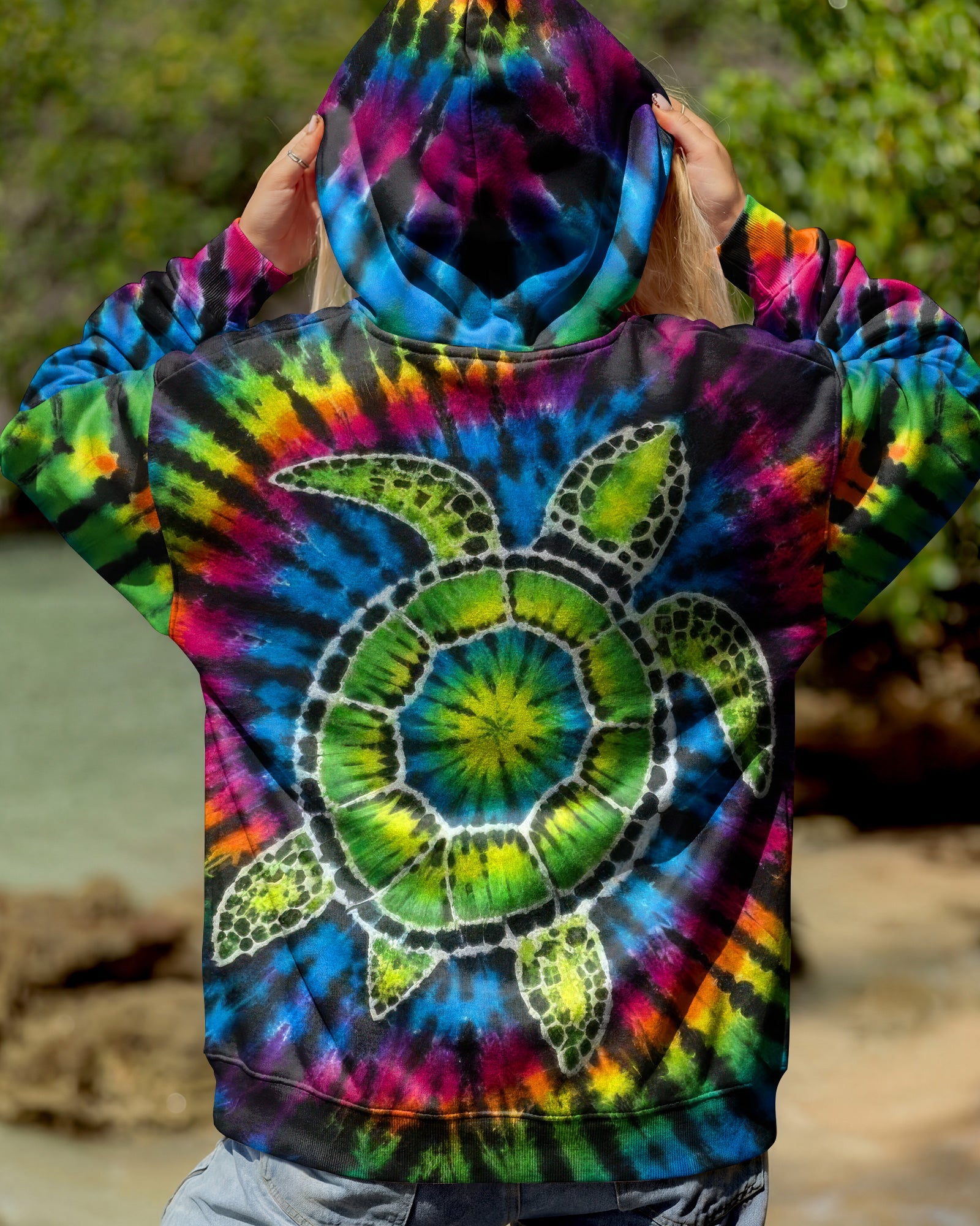 COLORFUL SEA TURTLE  ALL OVER PRINT - TLTW1205261