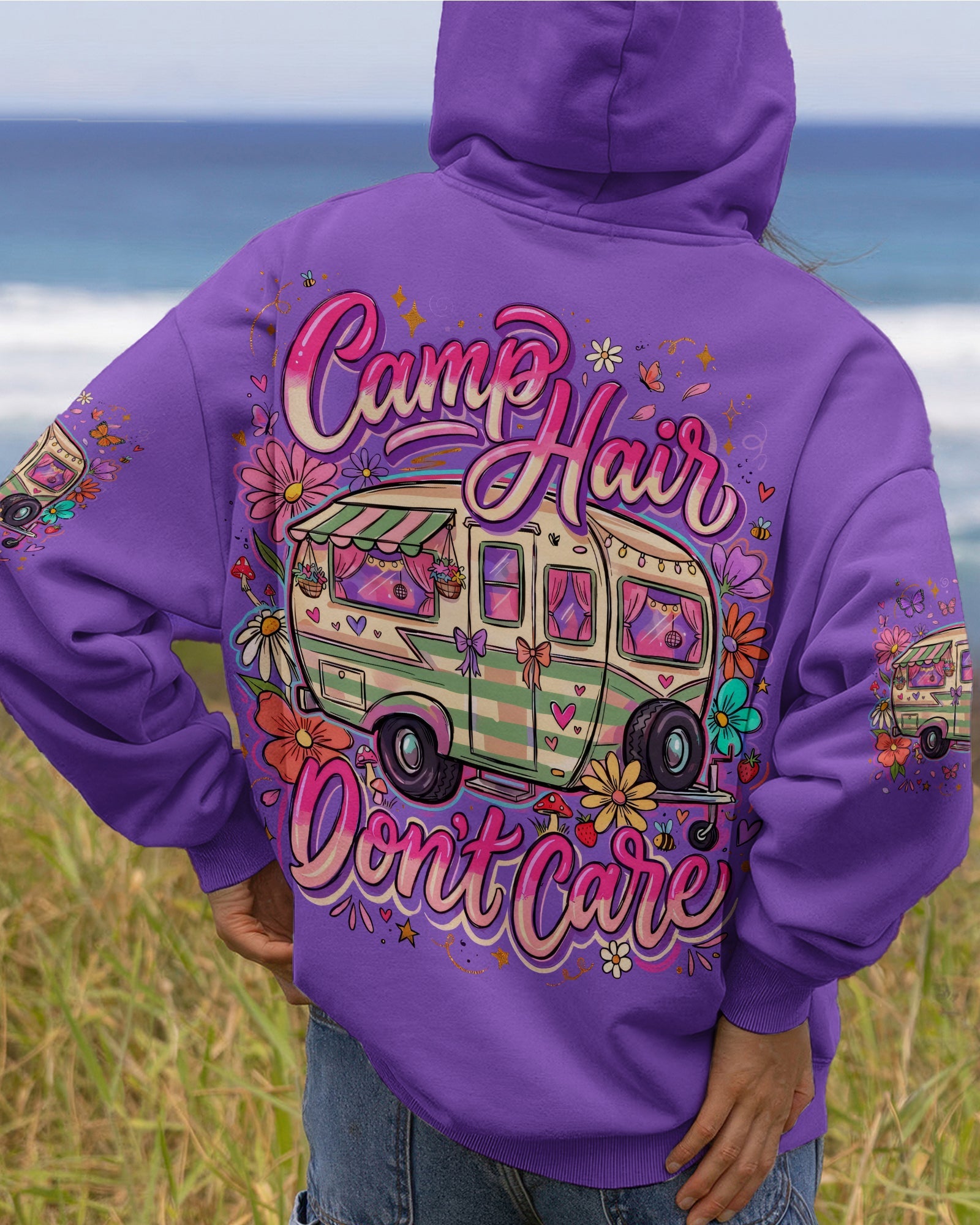 CAMP HAIR DON'T CARE ALL OVER PRINT - TYQY2406261