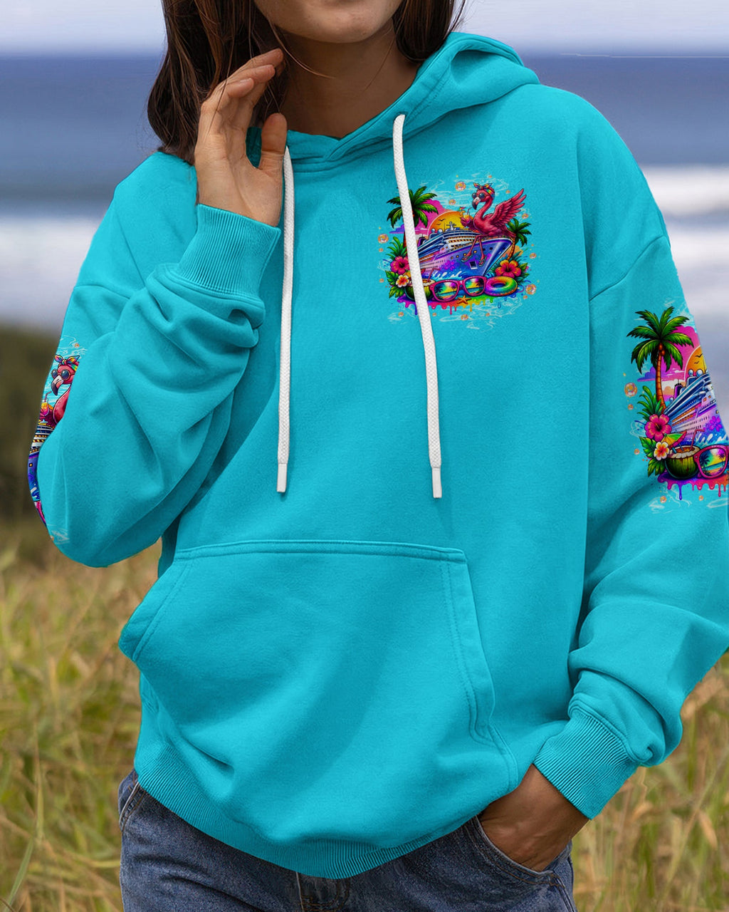 ON CRUISE MODE FLAMINGO ALL OVER PRINT - TLTW1607262