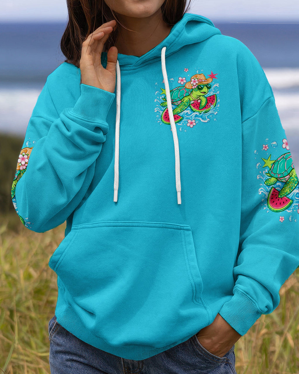 DO THE WATERMELON CRAWL TURTLE ALL OVER PRINT - TLTW1306261