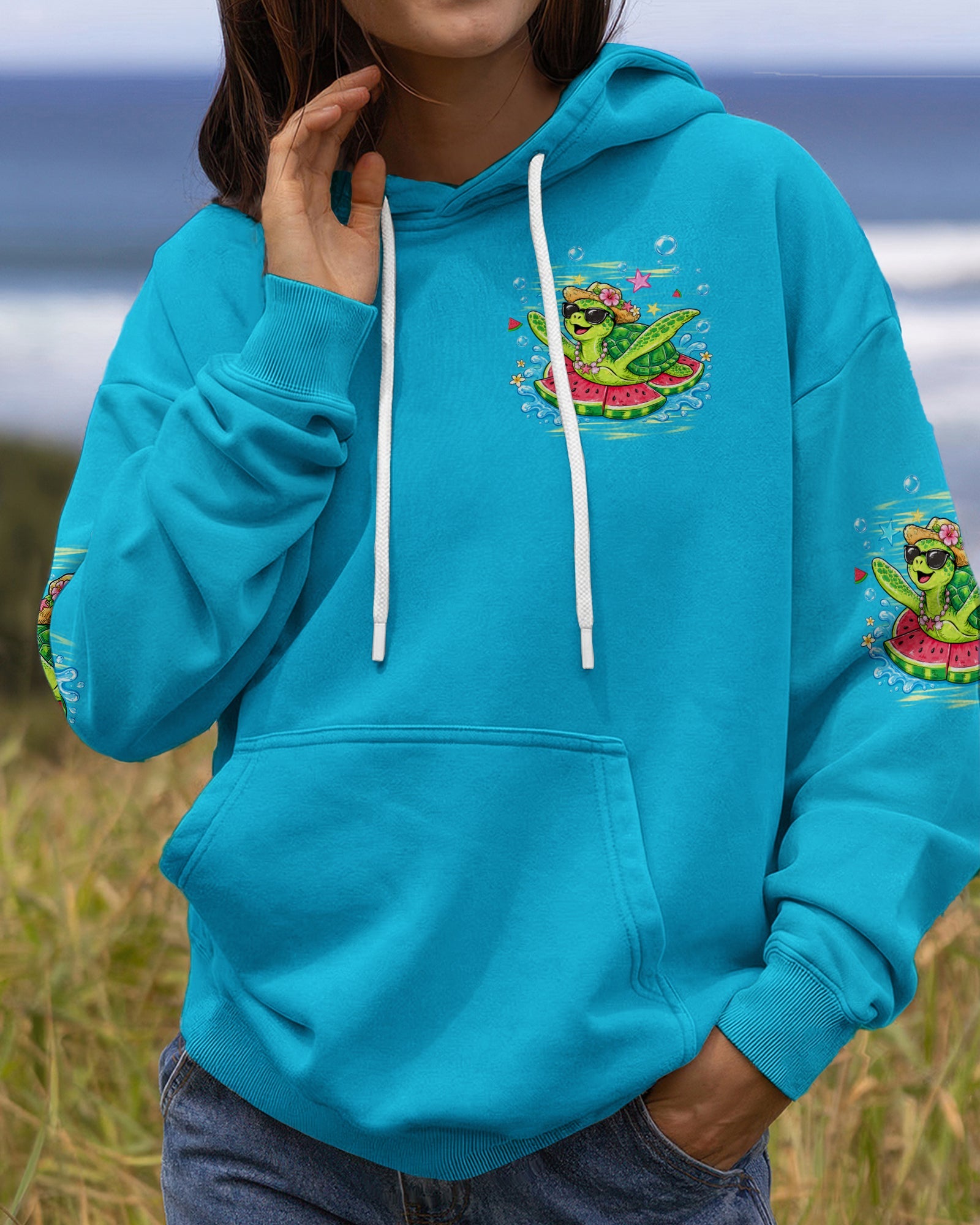 DO THE WATERMELON CRAWL TURTLE ALL OVER PRINT - TLHG1106263