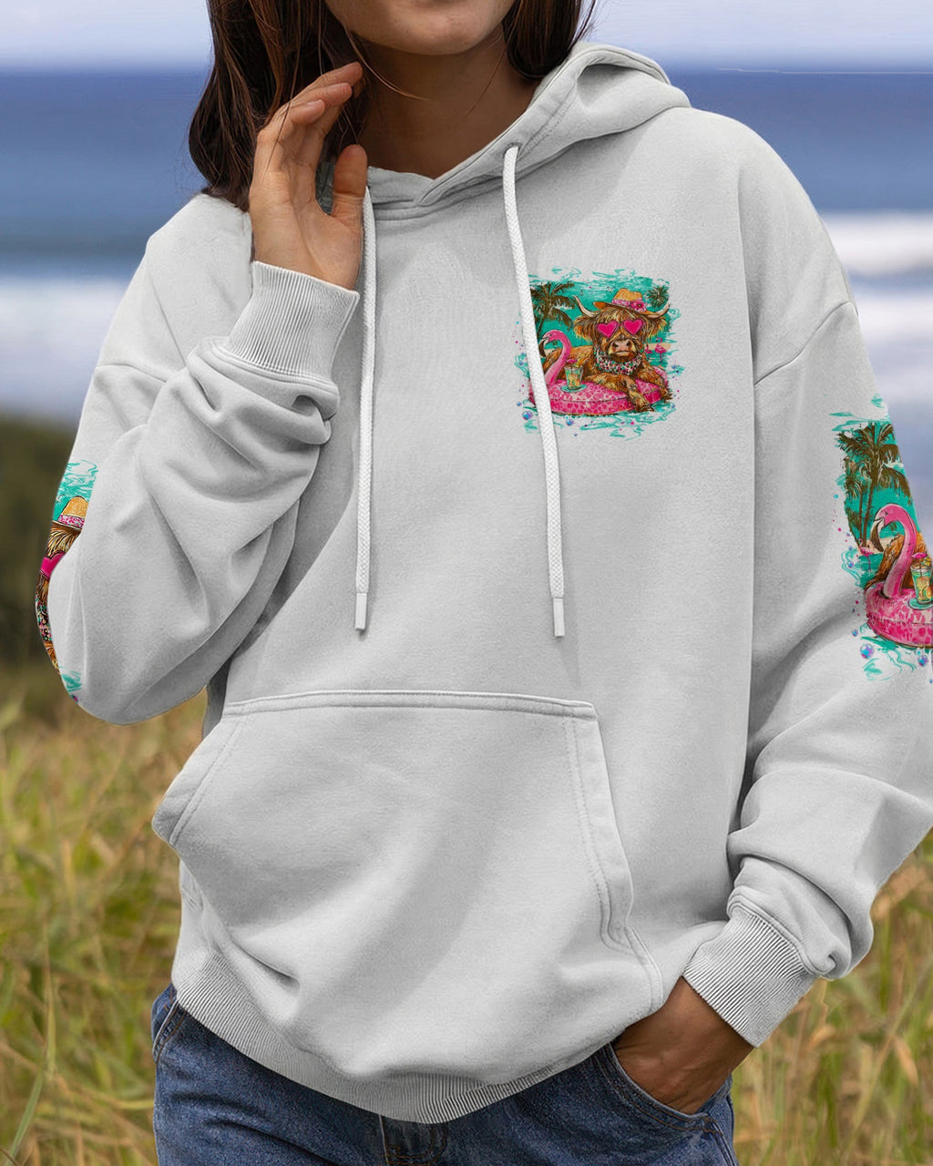 STAY SALTY HEIFERS COW BEACH ALL OVER PRINT  - TLTW1905261