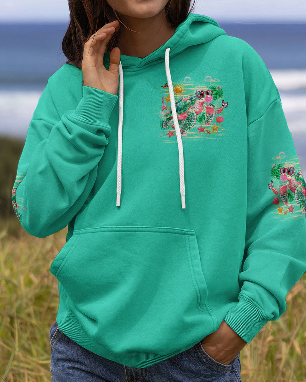 TURTLE KISSES STARFISH WISHES  ALL OVER PRINT - TLHG1007262