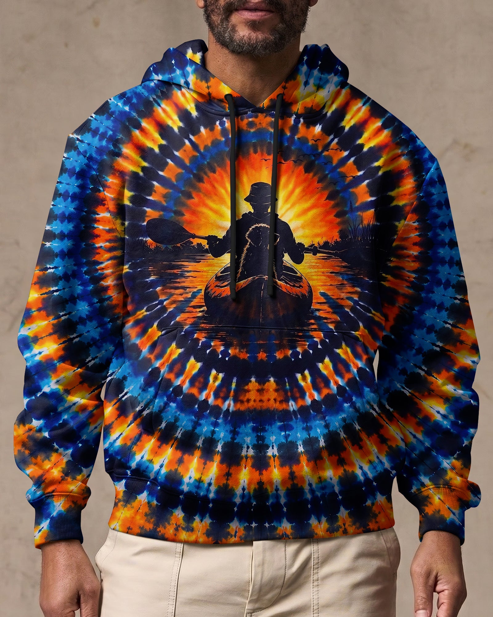KAYAK CHASING SUNSET DOG ALL OVER PRINT  - TLNT1507265