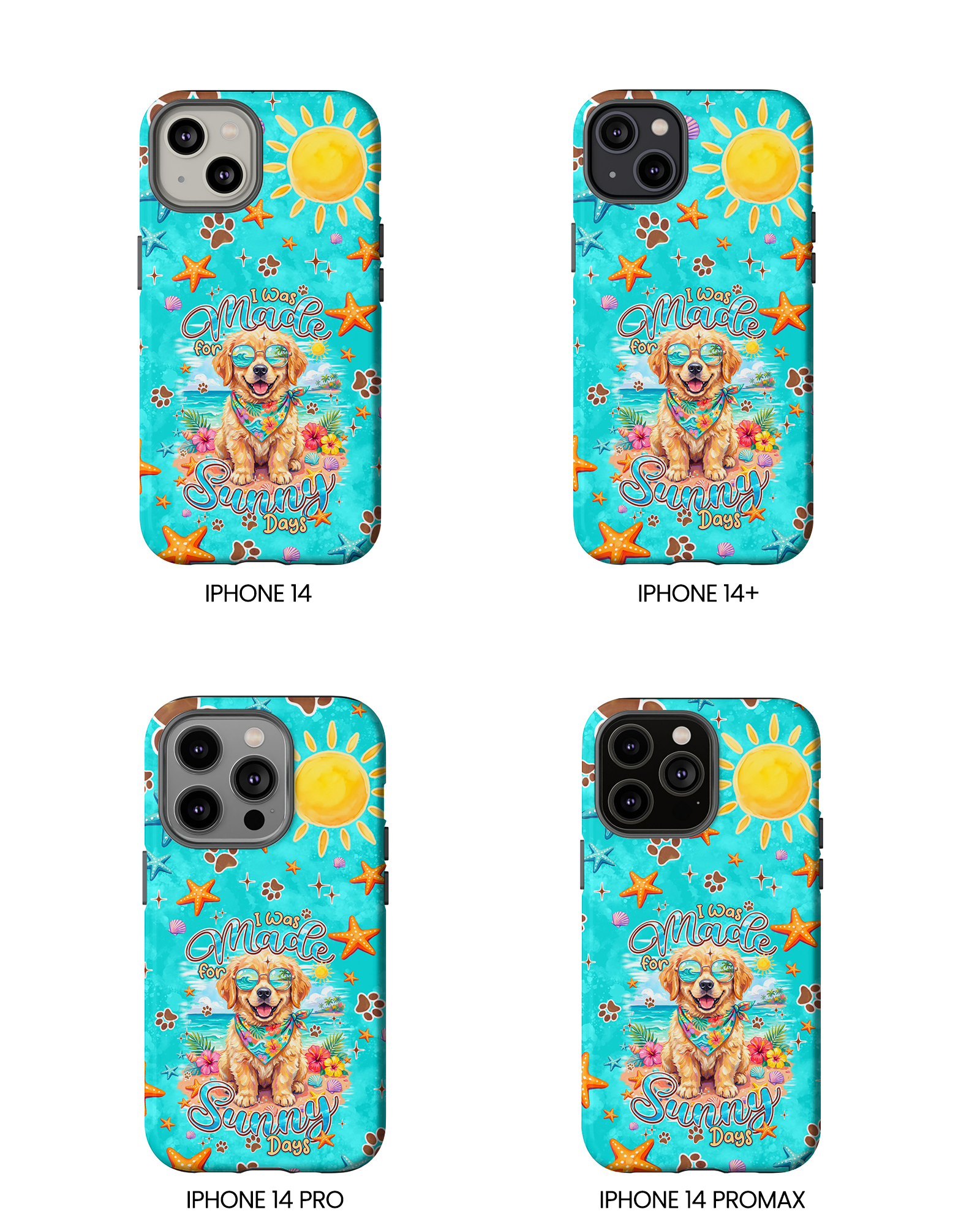 I WAS MADE FOR SUNNY DAYS GOLDEN RETRIEVER DOG PHONE CASE - TYPQ0206261