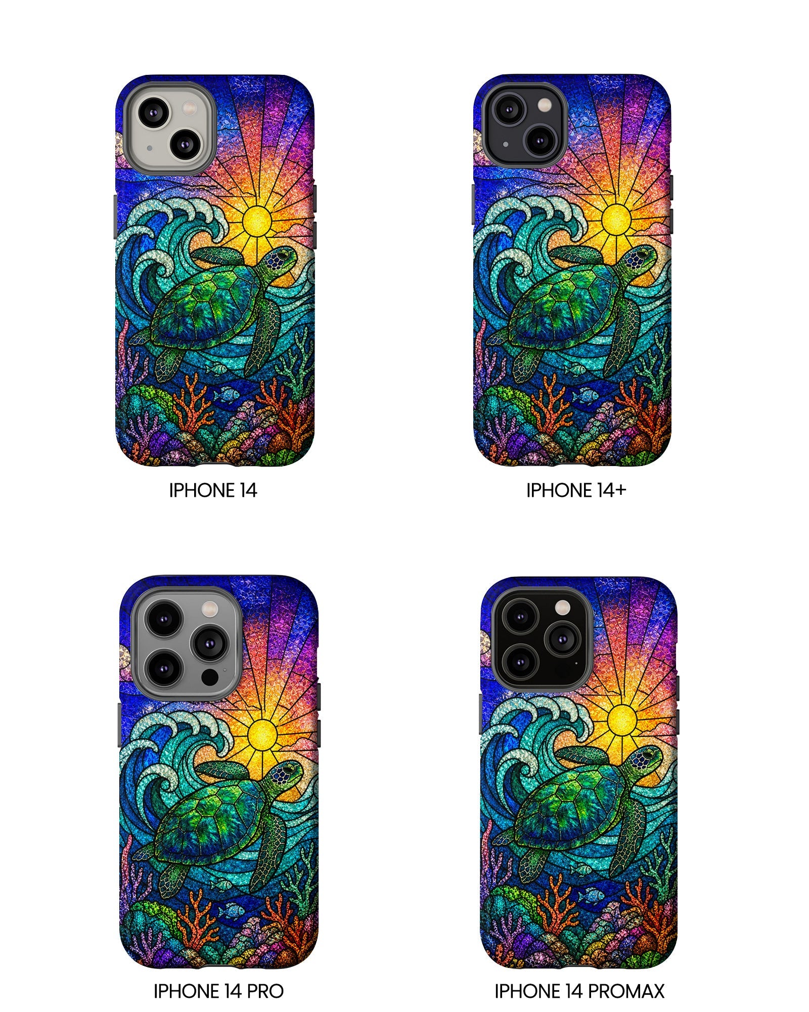 SEA TURTLE WAVES PHONE CASE  - TLTW0505263