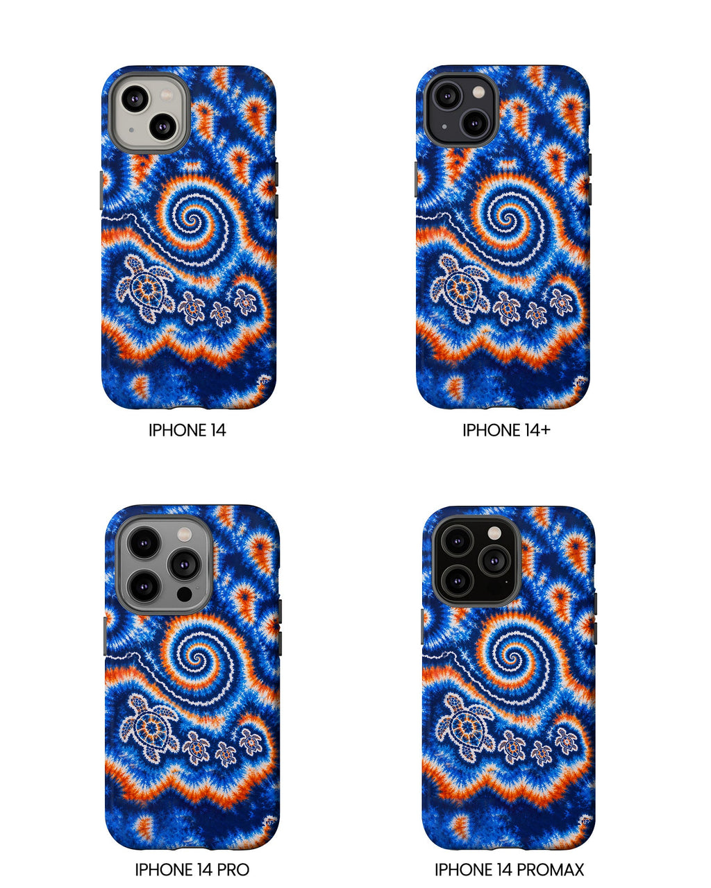 TURTLES WAVES SWIRL PHONE CASE   - TLHN0805264