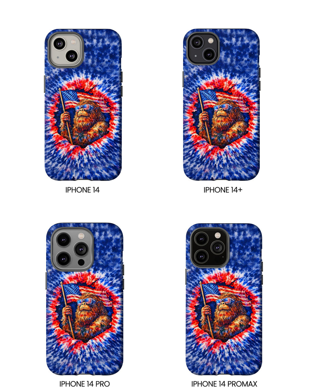 BIGFOOT WITH FLAG PHONE CASE - TLHN0705264
