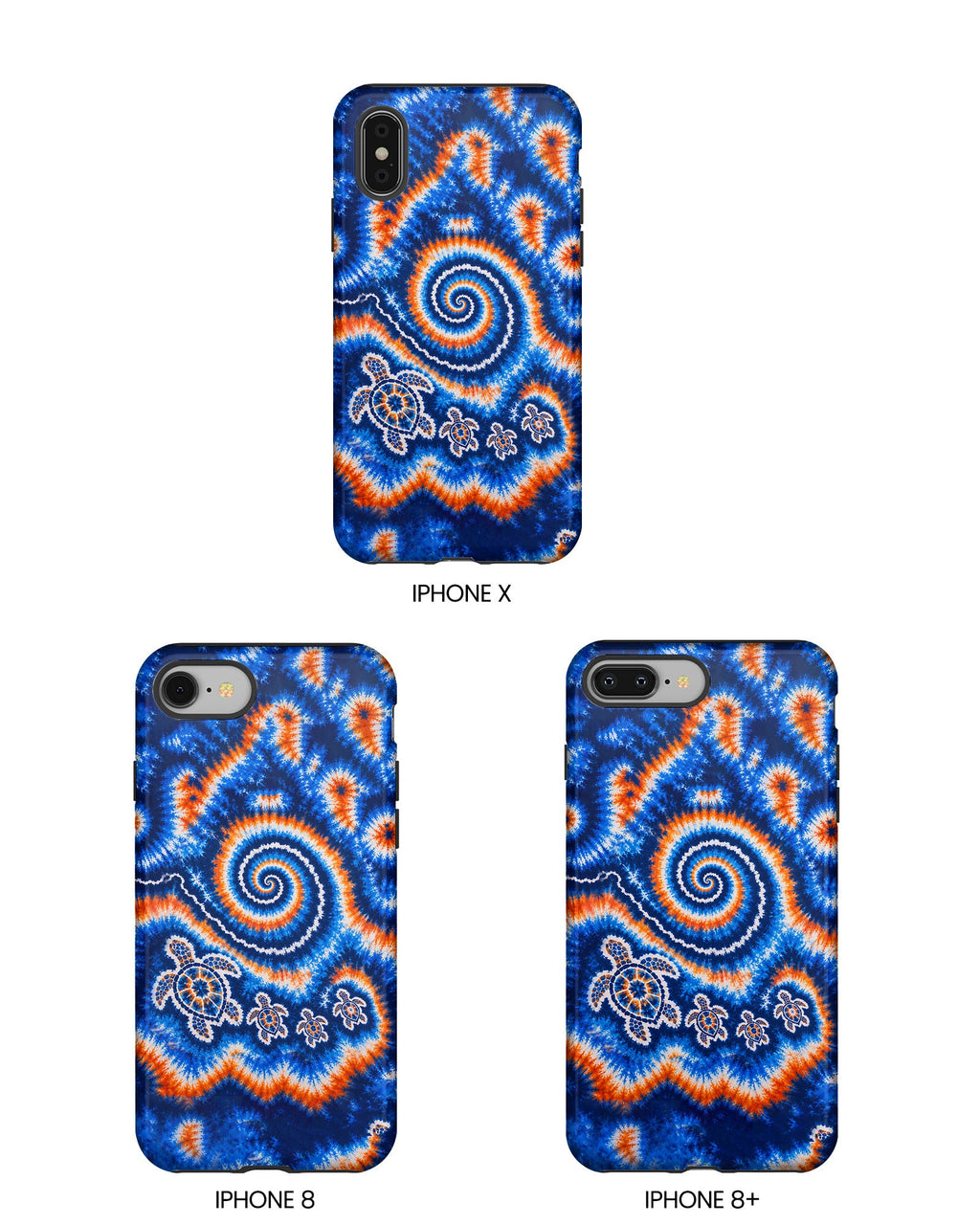 TURTLES WAVES SWIRL PHONE CASE   - TLHN0805264