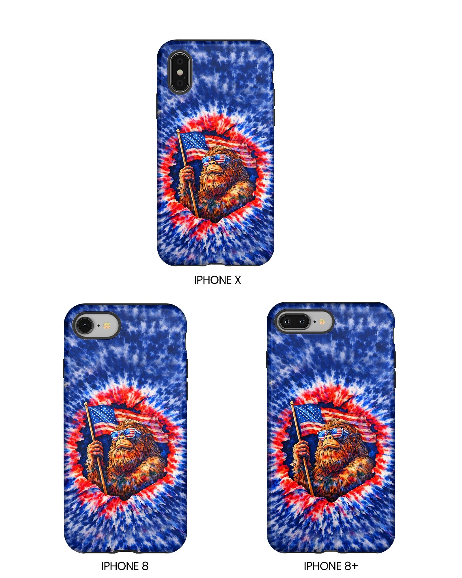 BIGFOOT WITH FLAG PHONE CASE - TLHN0705264