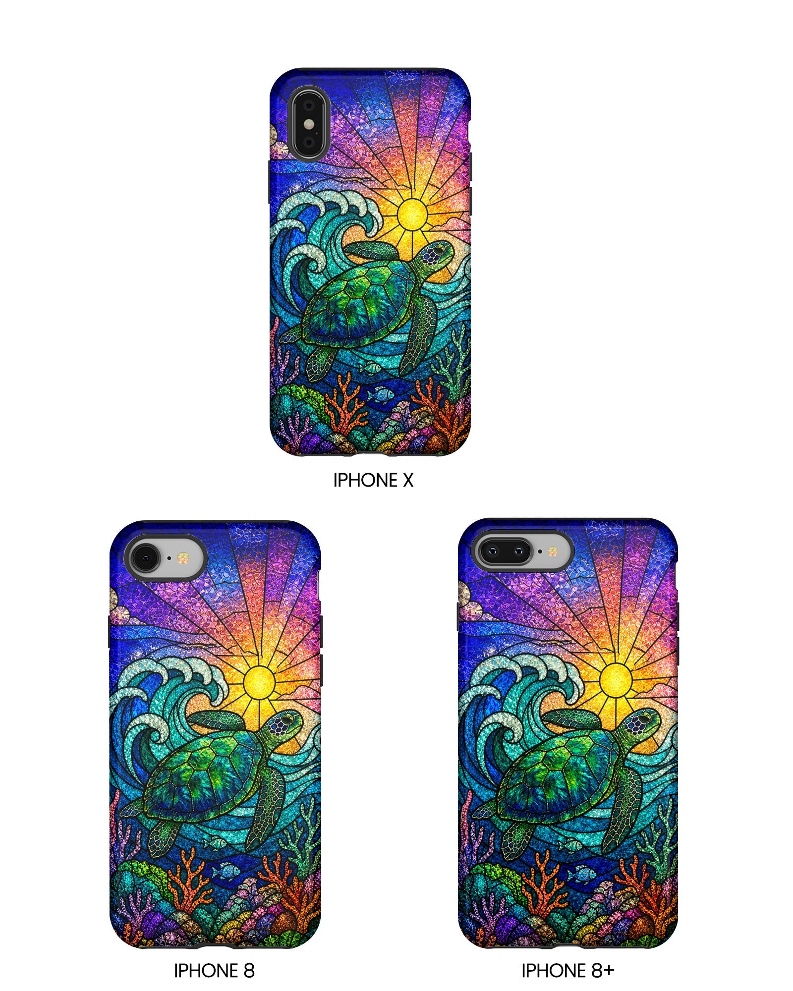 SEA TURTLE WAVES PHONE CASE  - TLTW0505263