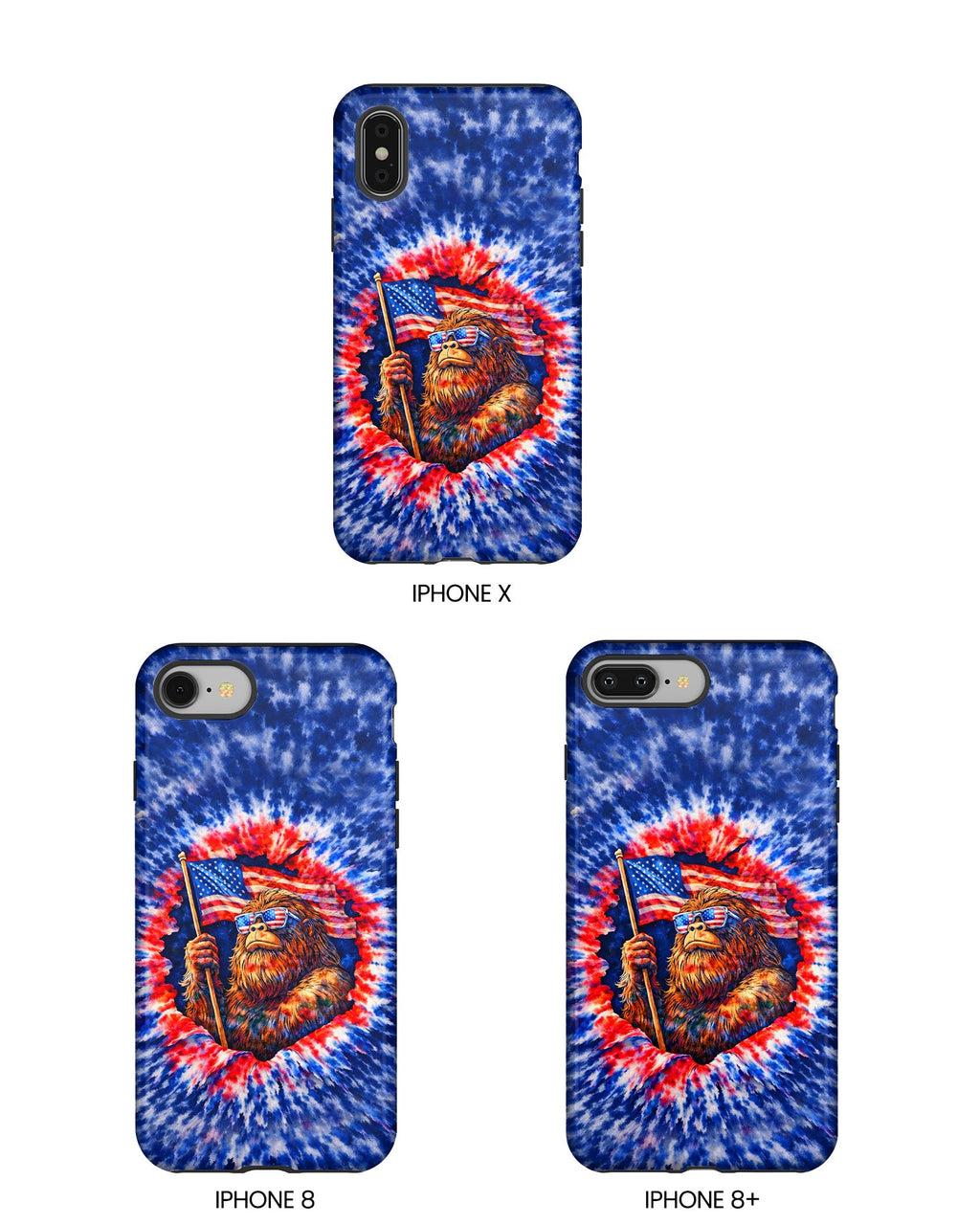BIGFOOT WITH FLAG PHONE CASE - TLHN0705264