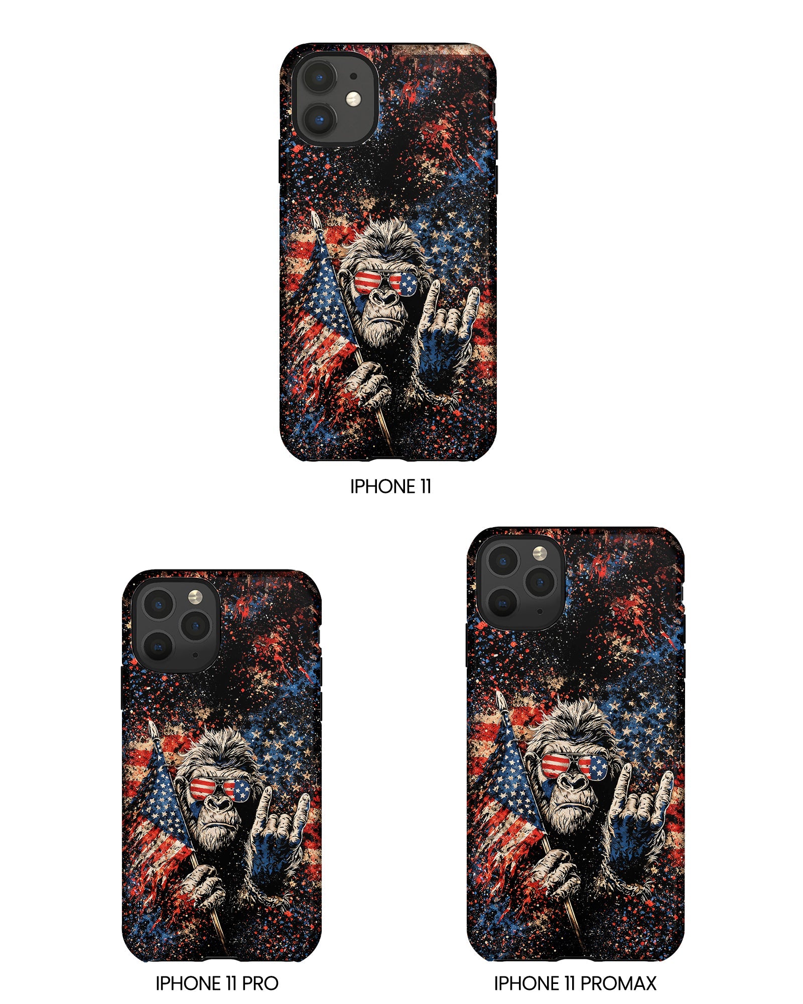 BIGFOOT GRUNGE STARS AND STRIPES  PHONE CASE  - TLHG0805265